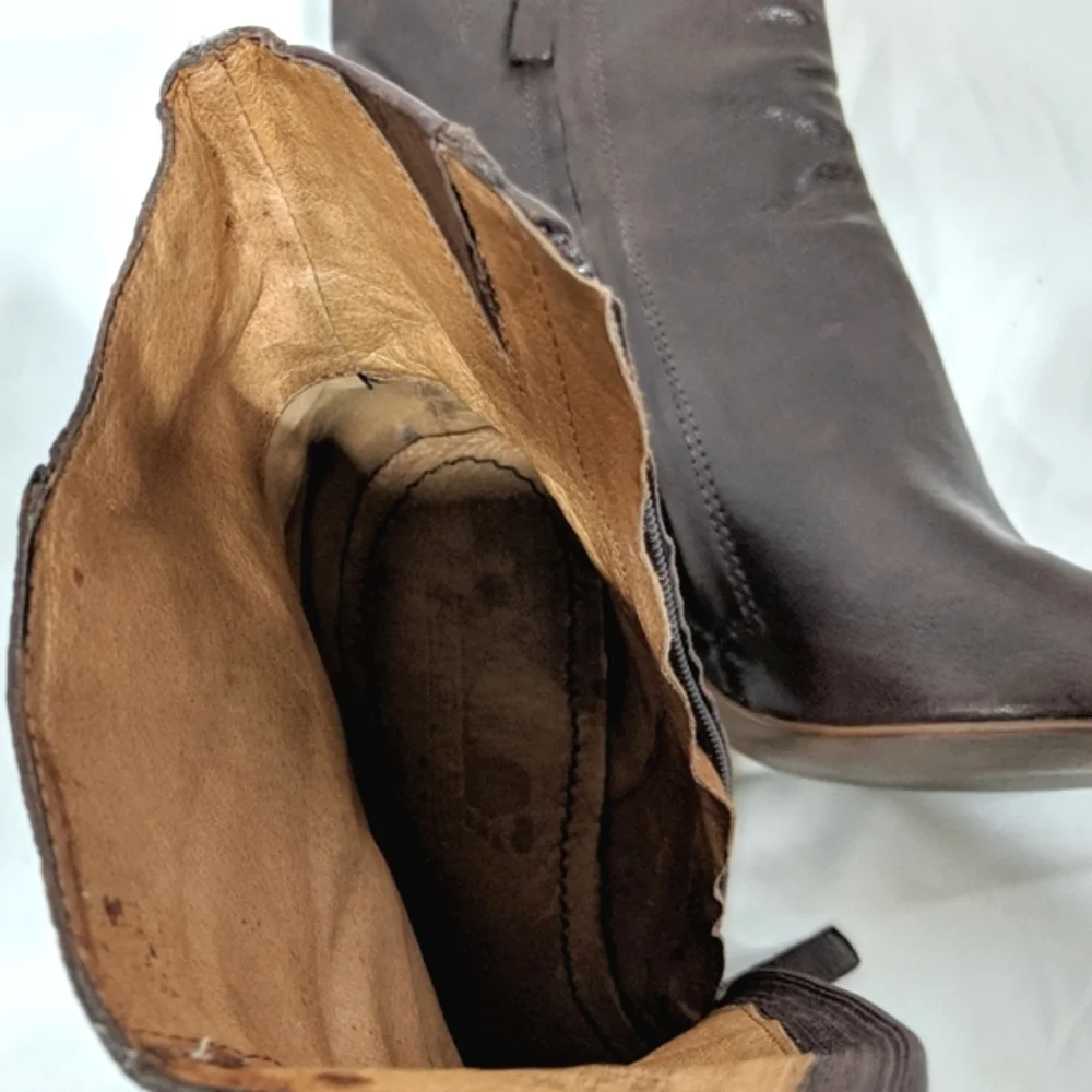 Naked Feet Panorama Brown Ankle‎ Boots